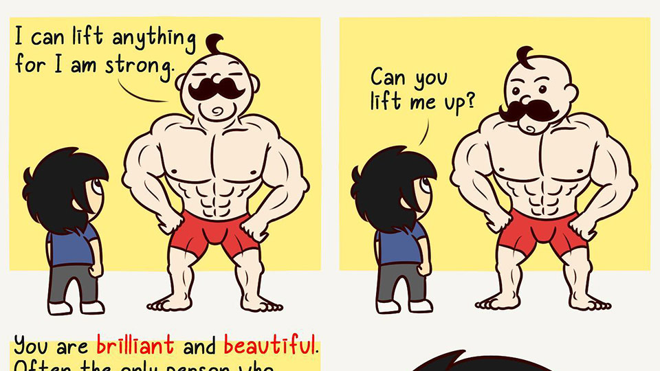 strongman Comic